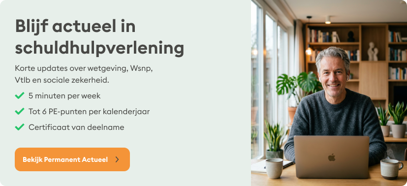 Learncare - Schuldhulpverlening - Advertentie 3 - Content advertentie tussen de tabellen